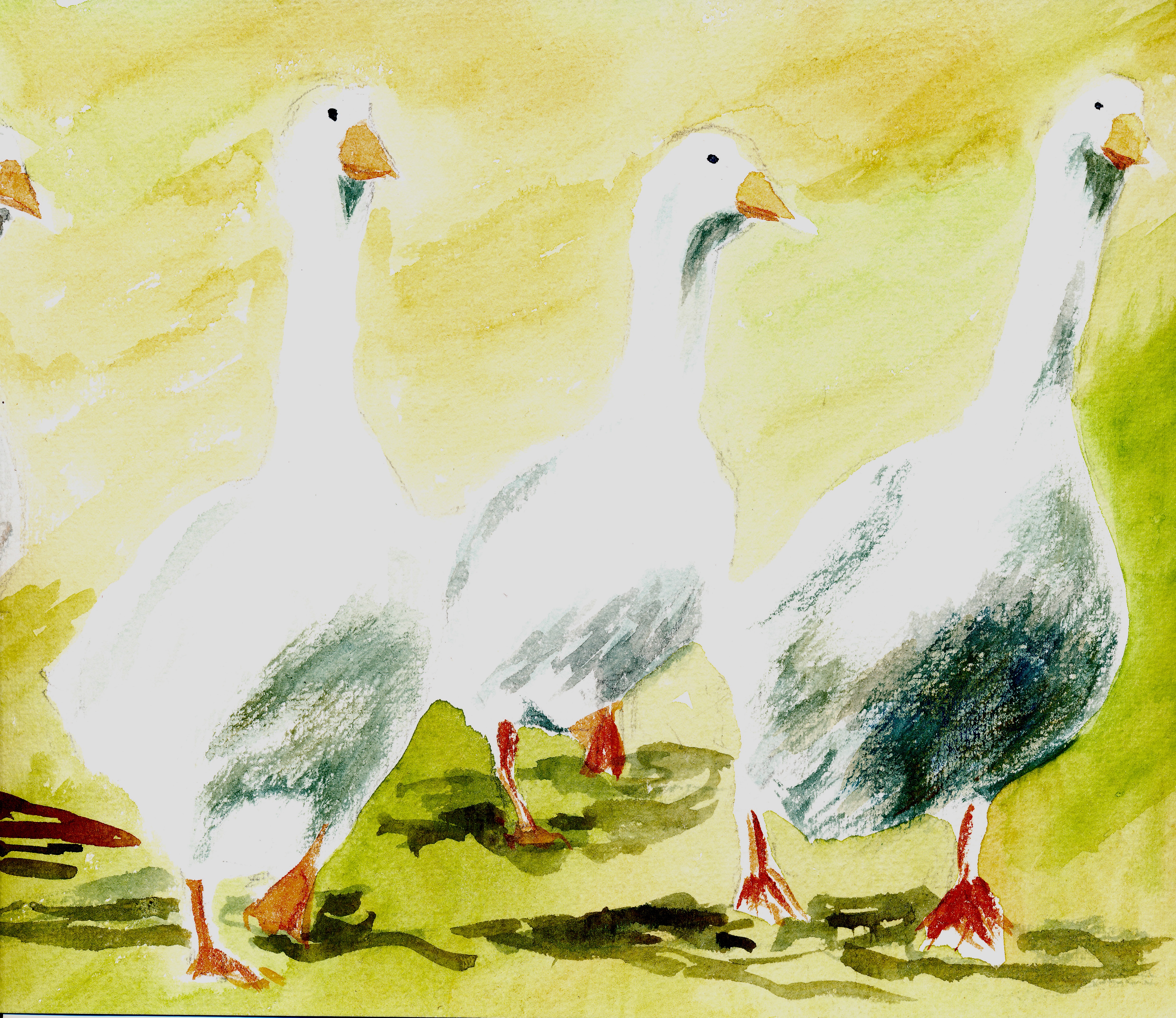 A gaggle of Geese (Sold)